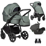 Noordi Fjordi V1 3in1 with Joie i-Snug 2 Car Seat, Fern