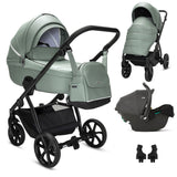 Noordi Fjordi V2 Leather 3in1 with Joie i-Snug 2 Car Seat