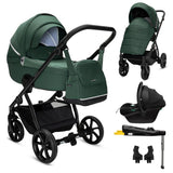 Noordi Fjordi V2 - 3in1 Travel System with Terra i-Size Car Seat