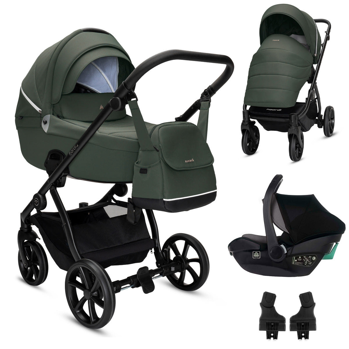 Noordi Fjordi V2 - 3in1 Travel System with Travel Carrier i-Size Car Seat