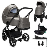 Noordi Fjordi V2 Leather - 3in1 Travel System with Travel Carrier i-Size Car Seat