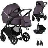 Noordi Fjordi V1 Leather 3in1 with Travel Carrier Car Seat
