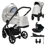 Noordi Fjordi V2 Leather - 3in1 Travel System with Travel Carrier i-Size Car Seat