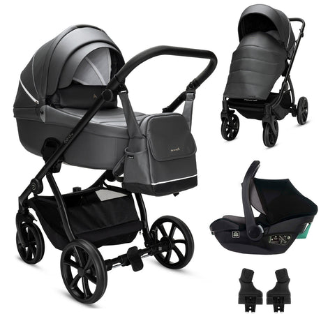 Noordi Fjordi V2 Leather 3in1 with Travel Carrier Car Seat