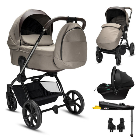 Noordi Sole V3 - 3in1 Travel System with ThermoCot Carrycot + Terra i-Size Car Sea