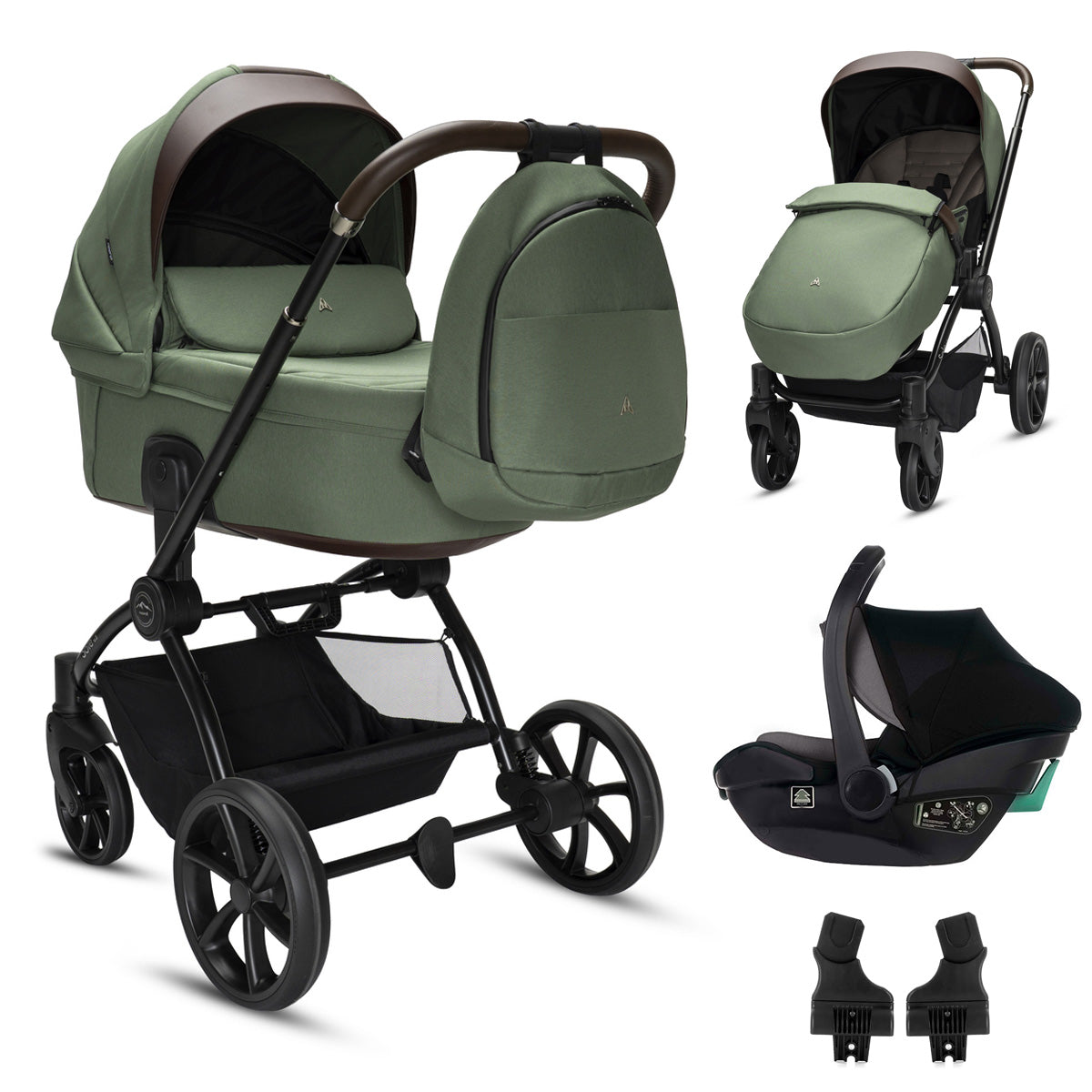 Noordi Sole V3 - 3in1 Travel System with ThermoCot Carrycot + Travel Carrier i-Size Car Seat