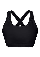 Nursing Sports Bra - Artemis Jet Black (B-G cup)