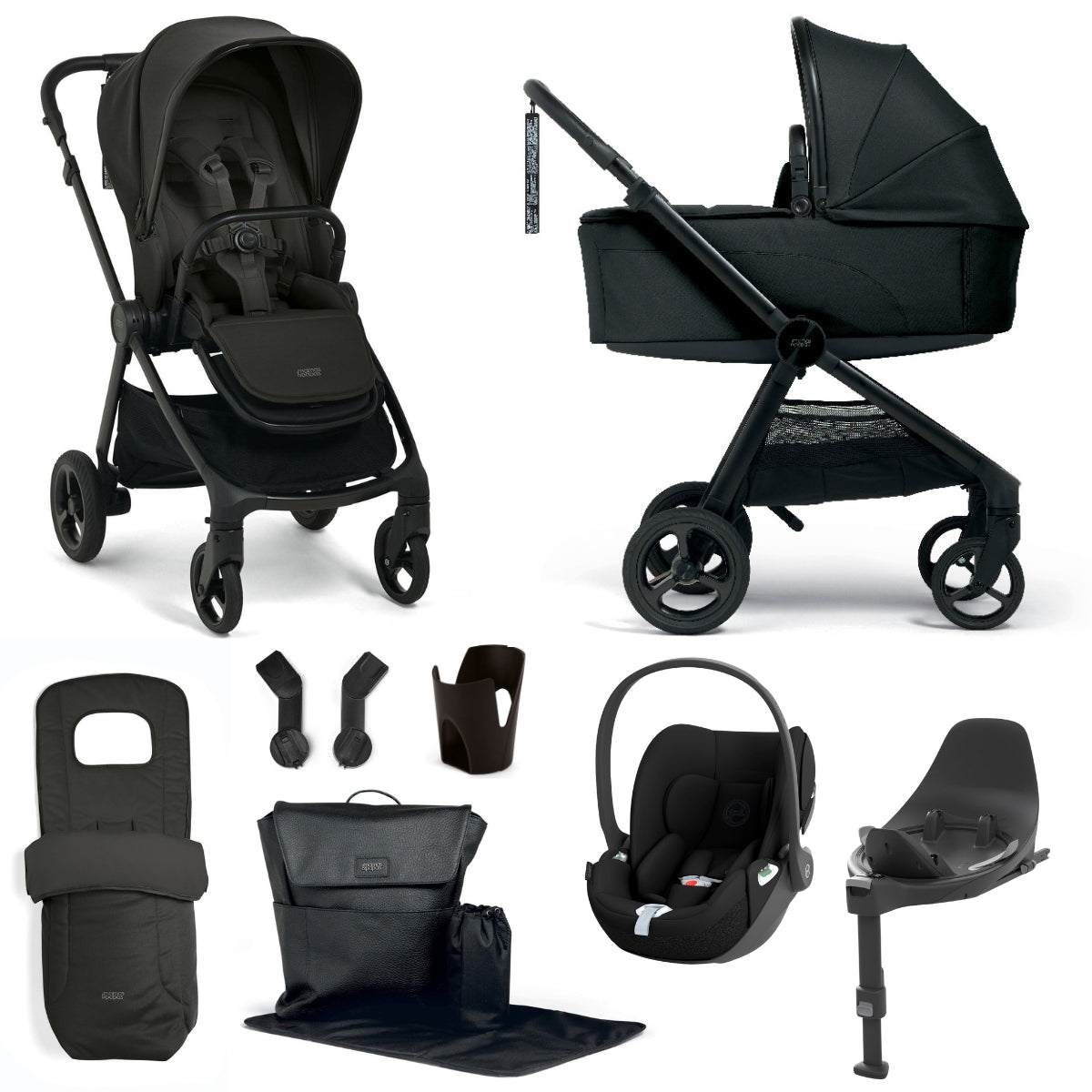 Mamas & Papas Vardo Travel System Bundle with Cloud T 360 Car Seat