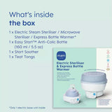 MAM Electric Steriliser & Express Bottle Warmer - Grey