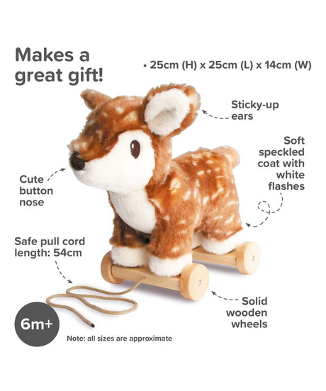 Little Bird Told Willow Deer Pull Along Toy