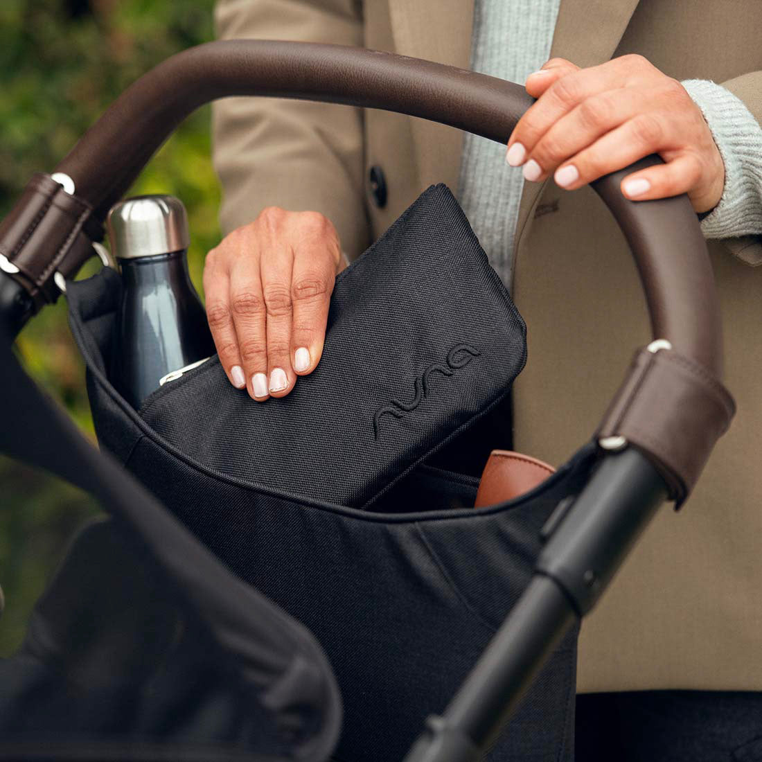 Nuna Stroller Organiser, Caviar