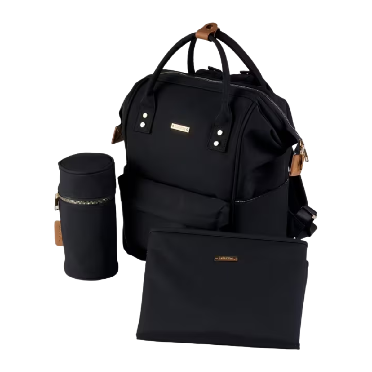 Leather Mani Changing Bag