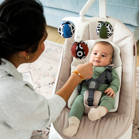 Uppababy Mamaroo Smart Swing, Stella - Grey Melange