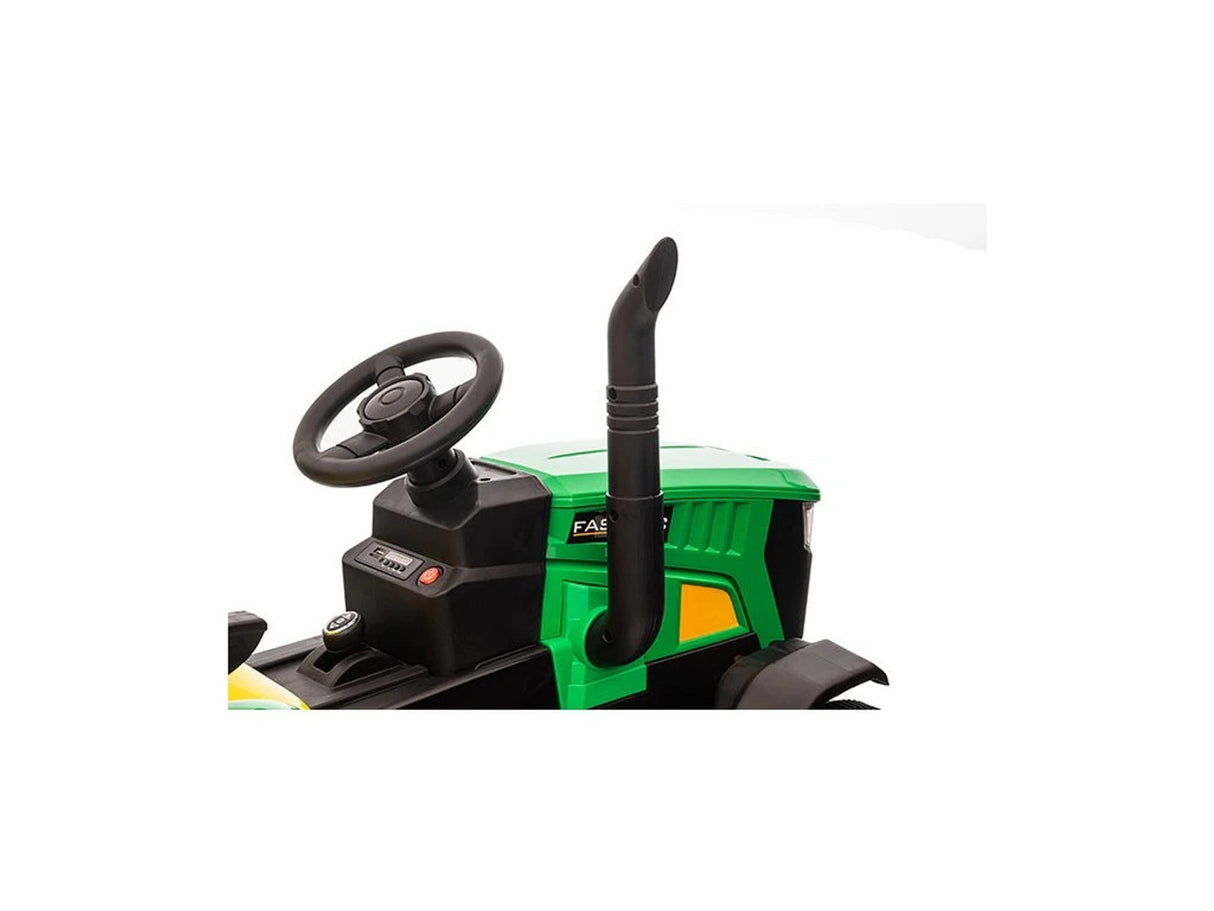 Turbo Harvest Tractor With Trailer 12V