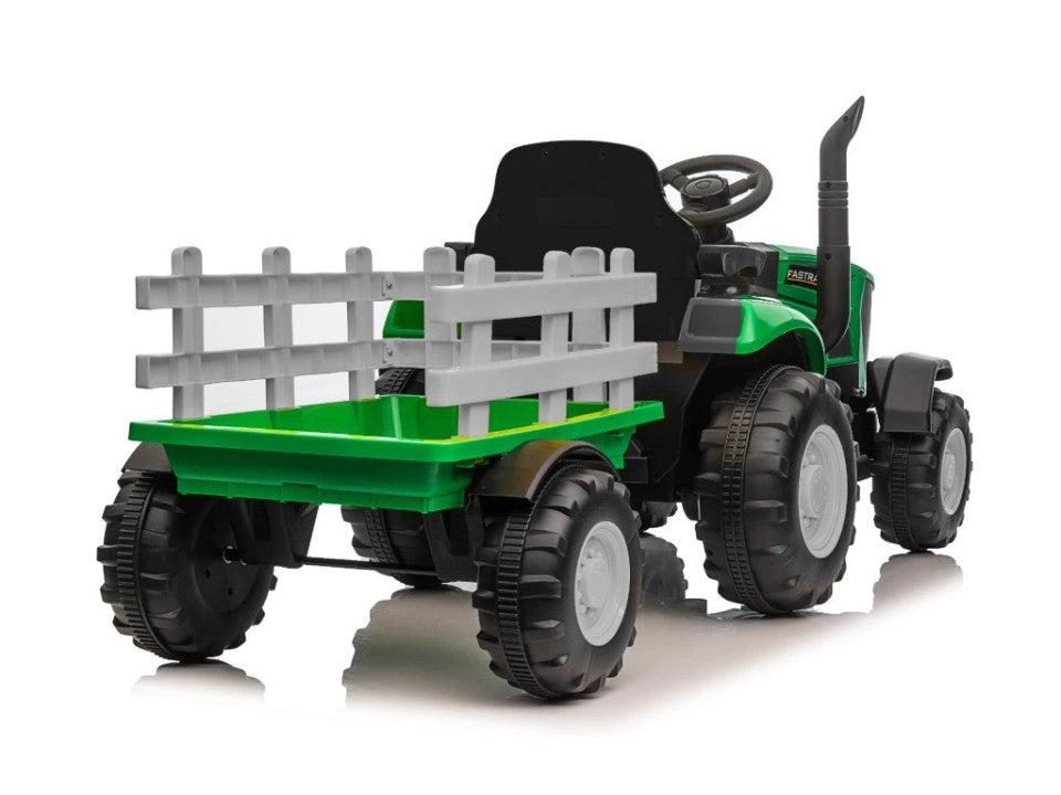 Turbo Harvest Tractor With Trailer 12V