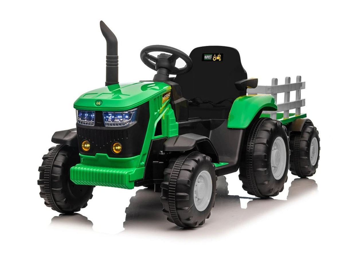 Turbo Harvest Tractor With Trailer 12V