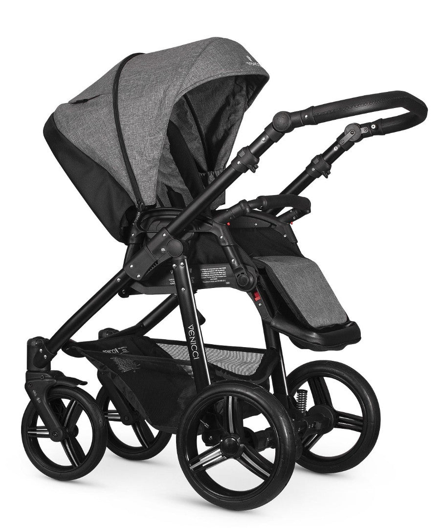 Venicci Soft Pram & Pushchair - Denim Grey