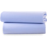 Clair De Lune 2 Cotton Jersey Fitted Cot Bed Sheets, 140 x 70 cm