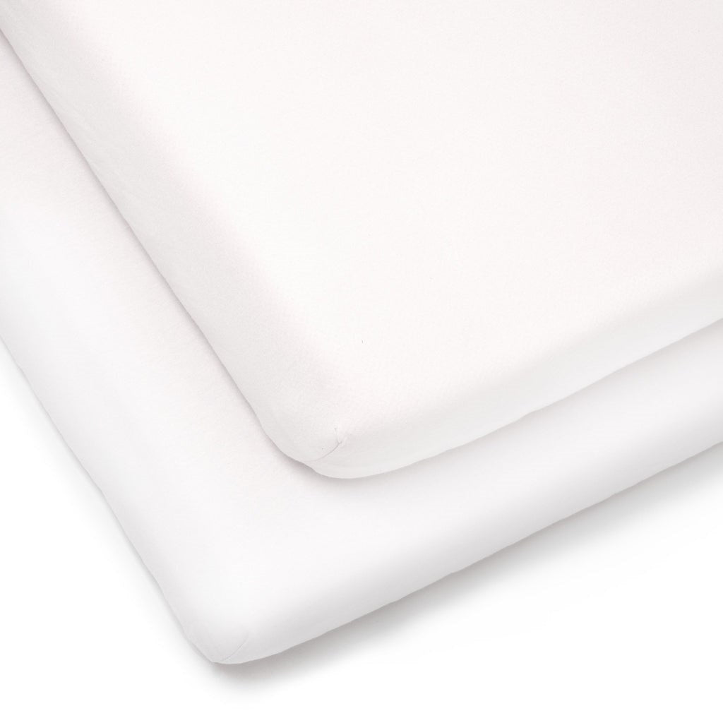 Clair De Lune 2 Cotton Jersey Fitted Cot Bed Sheets, 140 x 70 cm
