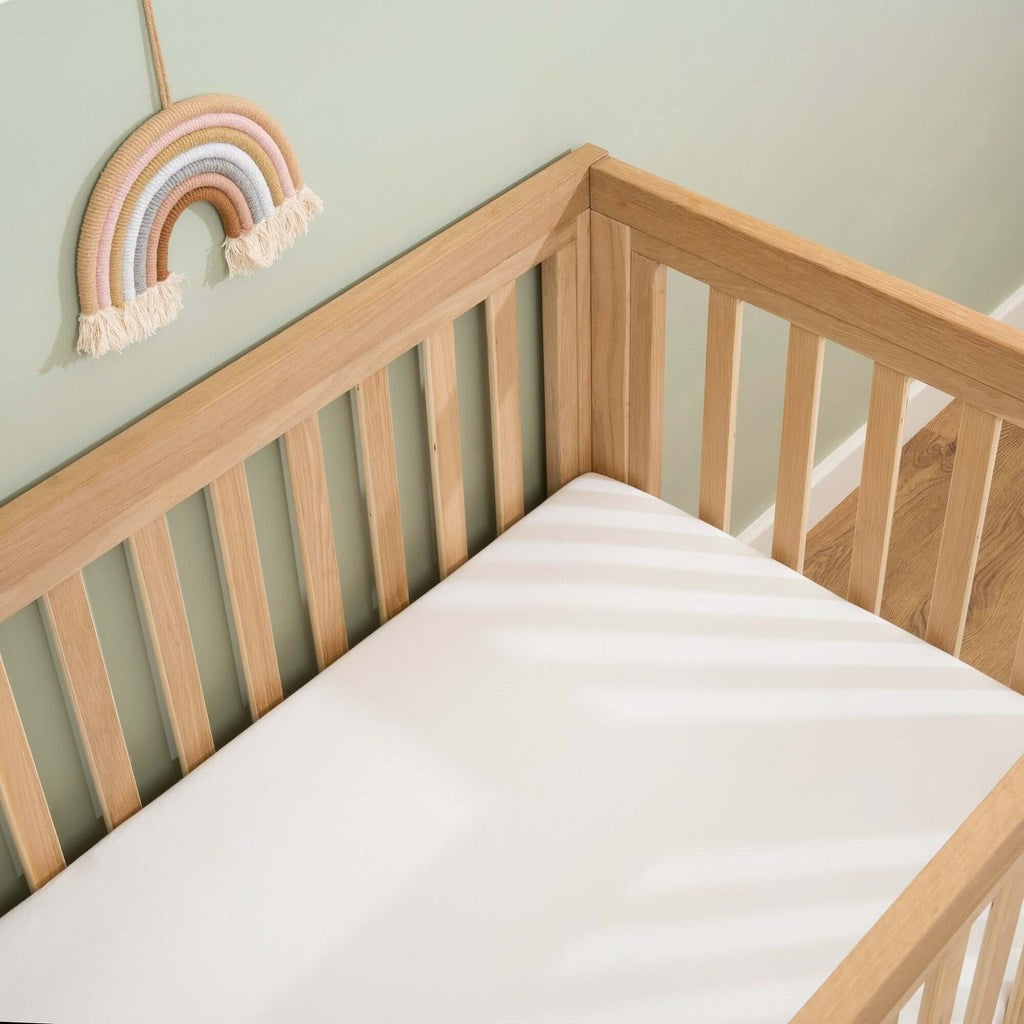 Clair De Lune 2 Cotton Jersey Fitted Cot Bed Sheets, 140 x 70 cm