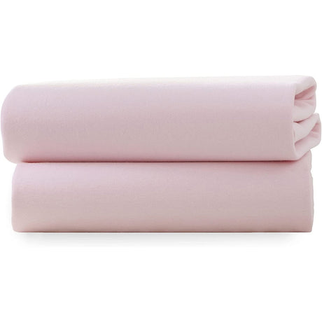Clair De Lune 2 Cotton Jersey Fitted Cot Bed Sheets, 140 x 70 cm