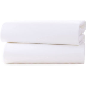 Clair De Lune 2 Cotton Jersey Fitted Cot Bed Sheets, 140 x 70 cm
