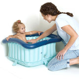 Jané Square Inflatable Bath Tub – Fits Shower Trays, 70L, 0–5 Years