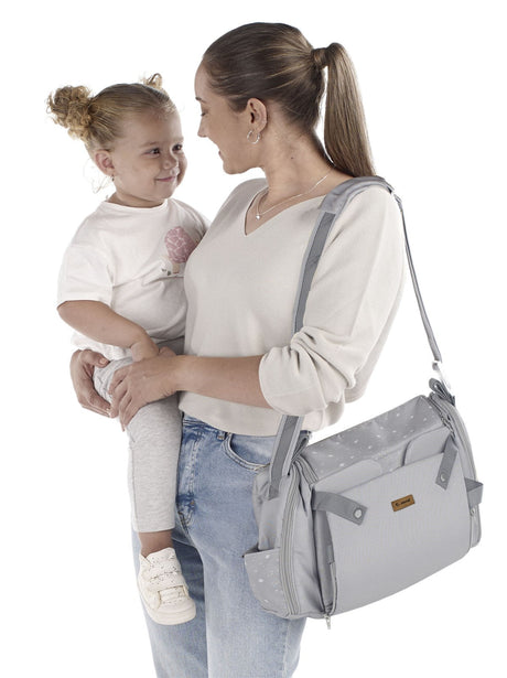 Jane Avant Travel Highchair with Storage, Sesame