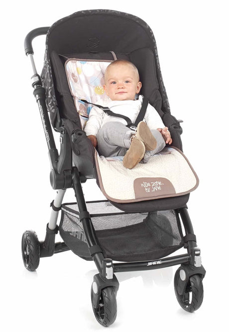 Jane Reversible Cotton Pushchair Seat Liner with breathable Aerosleep Technology, Tucan