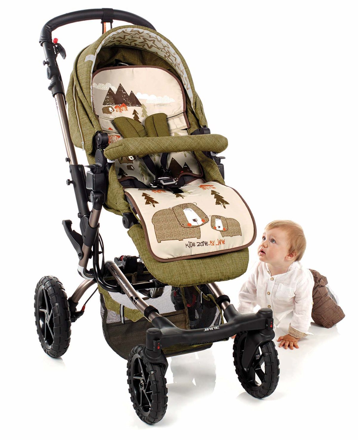 Pushchair Seat Liner Breathable Aerosleep® Technology Ourson Park