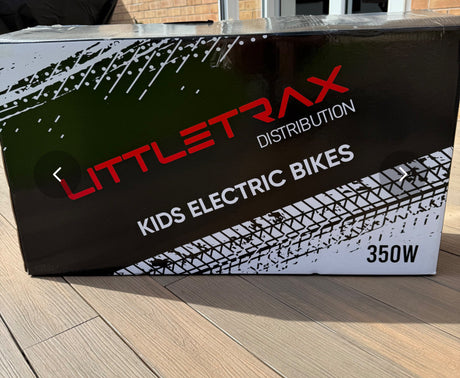 Littletrax 350W Kids Electric Bike – Ages 3 to 12+ ride on motorbike