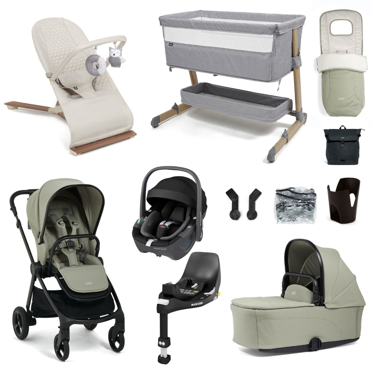 Mamas & Papas Vardo Premium 360 Travel & Nursery Bundle