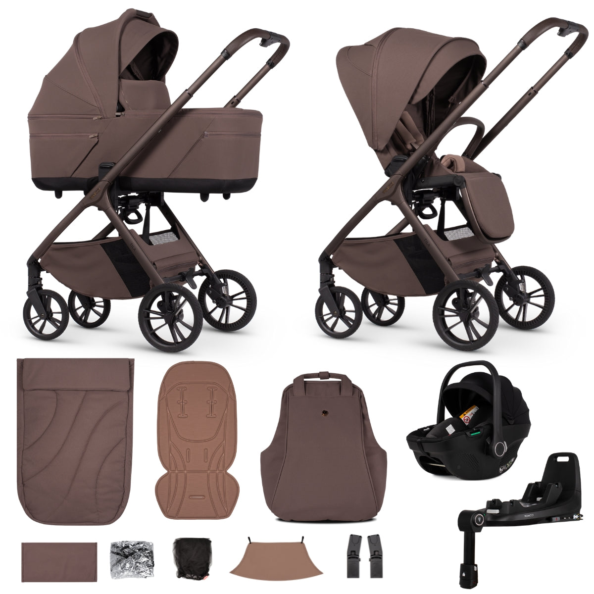 Venicci Tila 4-in-1 with Tiago 360 Car Seat & Base