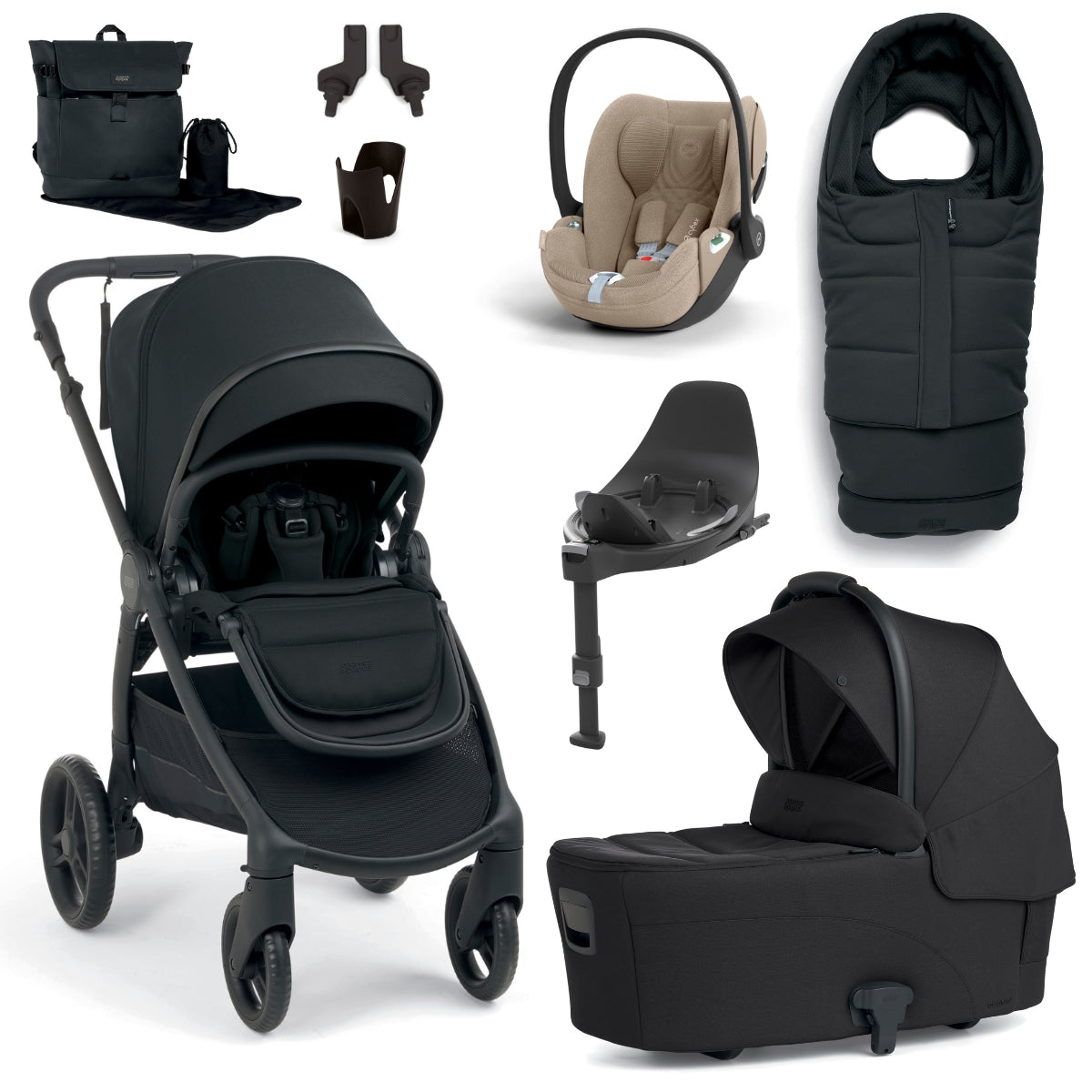 Mamas & Papas Ocarro² Travel System Bundle with Cloud T Plus