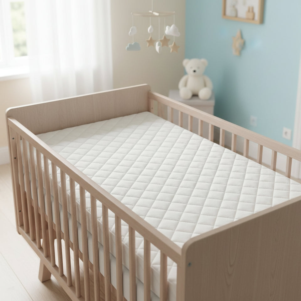 2in1 Sprung Cotbed Mattress, 140 x 70cm