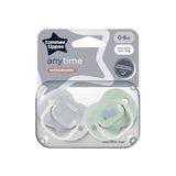 Tommee Tippee  Anytime soothers 0-6 Months (2 pack)