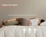 bbhugme Pregnancy Pillow Dusty Olive/Black
