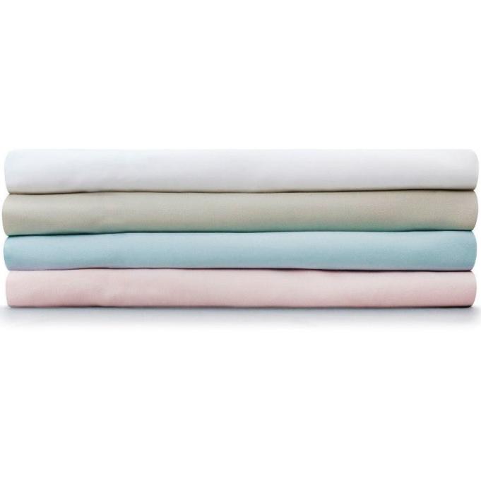 Giggle Baby - 2 Pack Organic small round end Pram/Crib sheets to fit mattress: up to 73cm x 30cm. Grey.