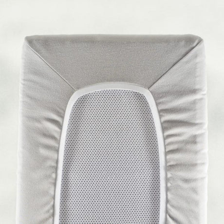 Giggle Baby Organic Small Round End Pram & Crib Sheets 2 Pack – Grey (73 x 30cm)