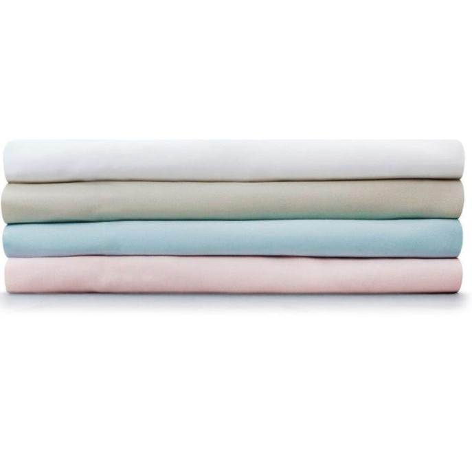 Giggle Baby - 2 Pack Organic small round end Pram/Crib sheets To fit mattress: up to 73cm x 30cm. Cream.
