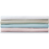 Giggle Baby - 2 Pack Organic large pram/Crib sheets To fit mattress: up to 95cm x 40cm. Sky Blue.