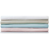 Giggle Baby - 2 Pack Organic large pram/Crib sheets To fit mattress: up to 95cm x 40cm. Pink.