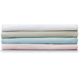 Giggle Baby - 2 Pack Organic Cot sheets. To fit mattress: approx. 120cm x 60cm. White.