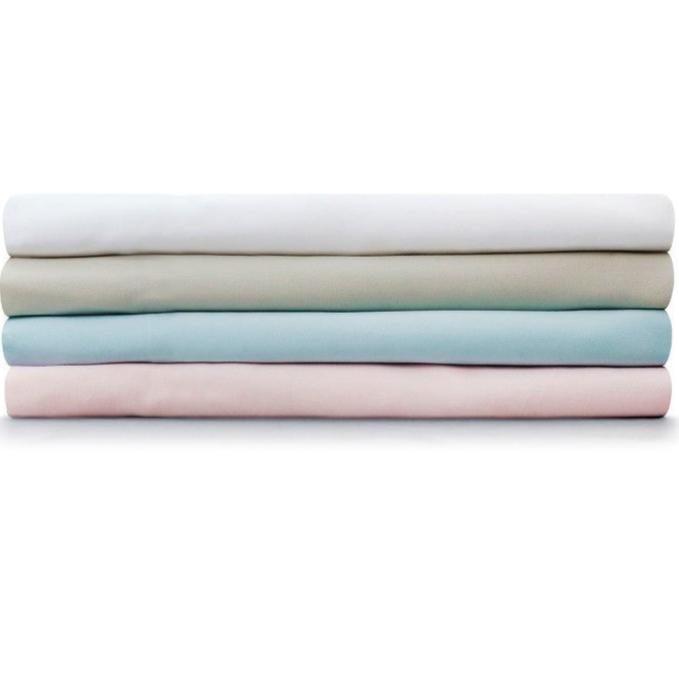 Giggle Baby - 2 Pack Organic Cot bed sheets. To fit mattress: approx. 140cm x 70cm. Pink.