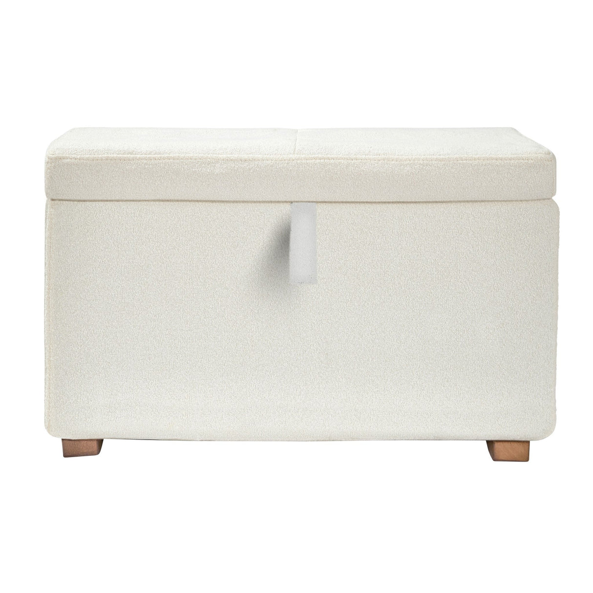 Gaia Serena Footstool - Chalk Boucle//Oak