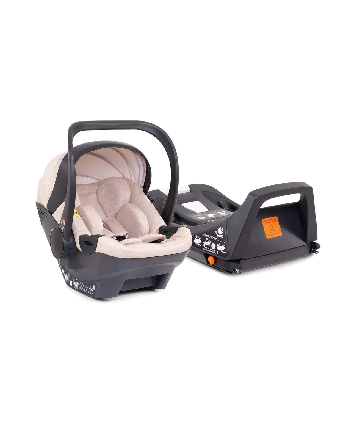 iCandy Cocoon i-Size Infant Car Seat & ISOFIX Base - Latte
