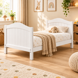 Clara Deluxe Cot Bed - White