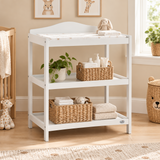 Clara Deluxe Open Changer - White