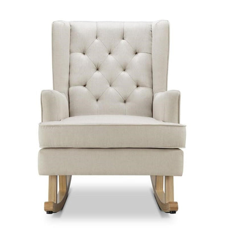 BabyLo Soothe Easy Nursing Chair & Rocker With Stool