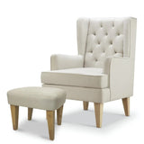 BabyLo Soothe Easy Nursing Chair & Rocker With Stool